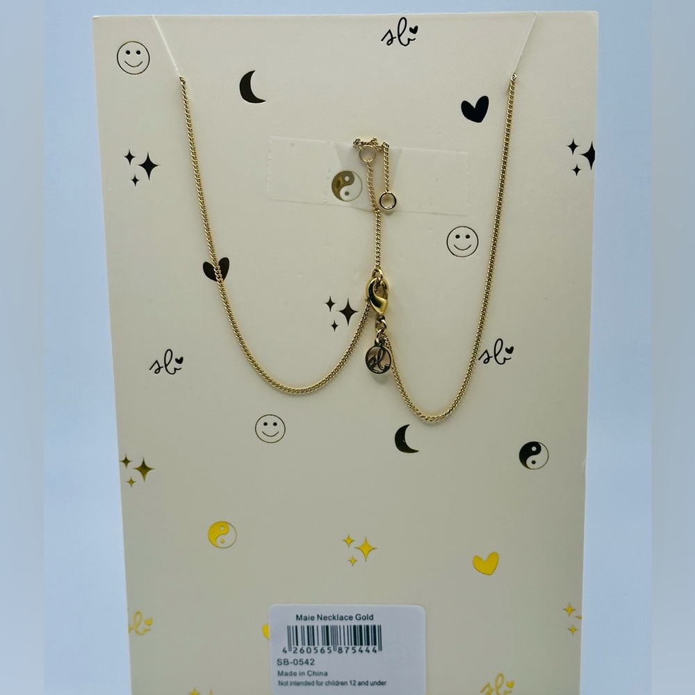 Sugar Blossom Gold Strawberry Necklace - Picture 4 of 4